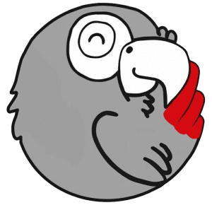 Red Tail Logo Icon Version Transparent